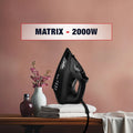 MATRIX 2000W Steam Iron, with Vertical Steam Function
