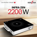 Infra Zen Infrared Cooktop – 2200W, Timer & Safety