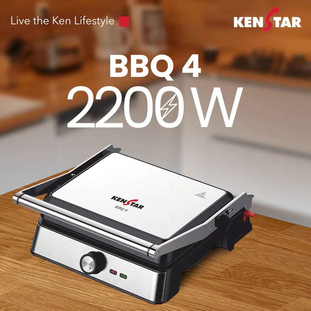 BBQ 4 Barbeque Grill– 2200W with Oil Drip Tray