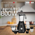 Legend Pro 5J Mixer Grinder ,800W Power Plus Turbo Motor