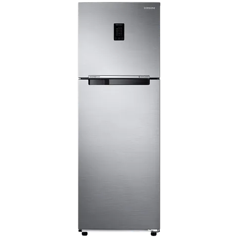 Samsung 322L 2 Star Inverter Frost-Free Convertible 5 In 1 Double Door Refrigerator Appliance (RT37C4522S8/HL,Elegant Inox)