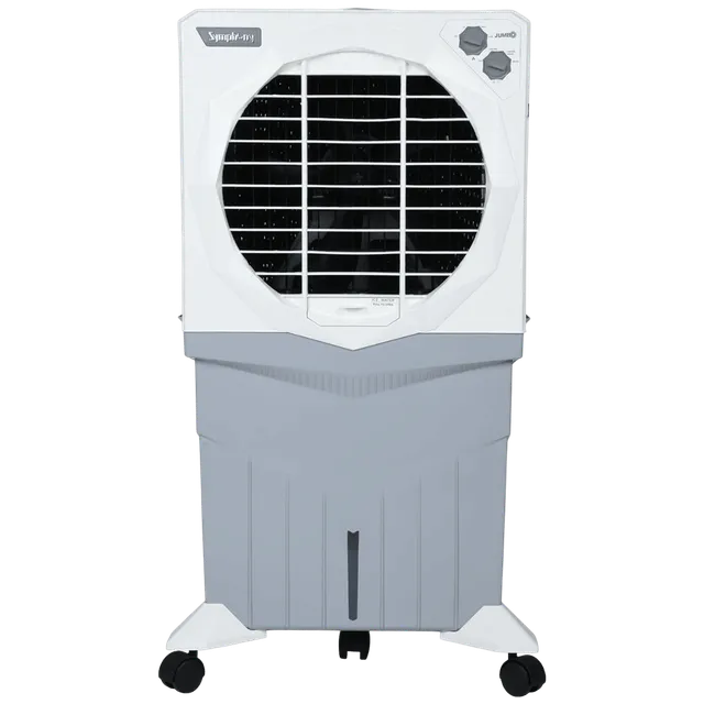 Symphony Jumbo 95XL+ 95 Litres Desert Air Cooler with CFD Technology (Whisper-Quiet Operation, White)