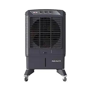 Kenstar MAHA KOOL HC 70 L Desert Air Cooler WITH FRONT LOCKING COMMERCIAL GRADE WHEELS for Home|Anti-Bacterial Honeycomb Pads|High-Speed |Invertor ready|50Ft Air Throw|1-Yr Product Warranty|Grey