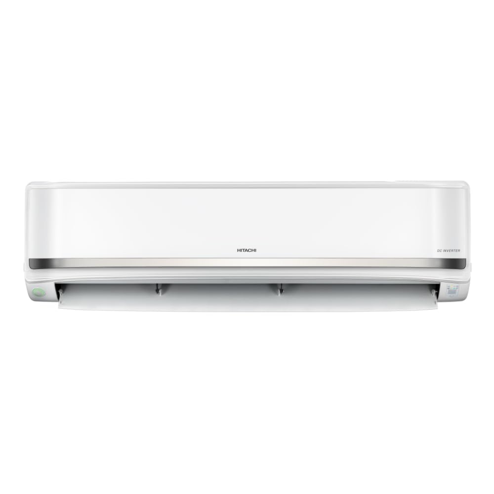 Hitachi 1.5 Ton 5 Star ice Clean Wifi Enabled with 4 way swing Inverter Smart Split AC (100% Copper, Dust Filter, 2024 Model, YOSHI 5500SWXL, R32-RAS.V518PCBISH, Dual Silver)