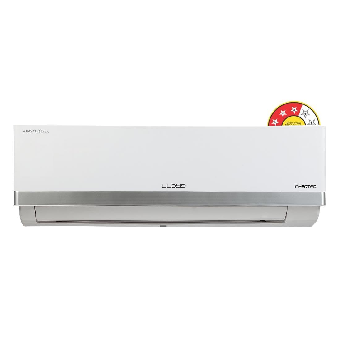 Lloyd 2022 Model 1 Ton 3 Star Split Inverter AC (GLS12I3FWSBV/GLS12I3FOSBV, White)