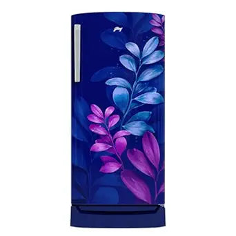 Godrej 180 L 5 Star Direct Cool Turbo Cooling Technology With Upto 24 Days farm Freshness Single Door Refrigerator With Base Drawer (RD EMARVEL 207E TDI AR BL, Aria Blue)