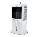 Symphony Storm 70i (New) Tower Air Cooler with Remote, 3-Side Honeycomb Pads, LCD Control Panel, Powerful Blower - 70L, White