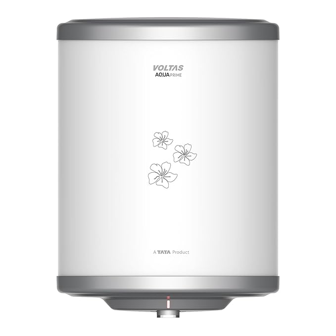 Voltas Aqua M 10-L 5 star rated storage water heater with 2 year product warranty (Grey)