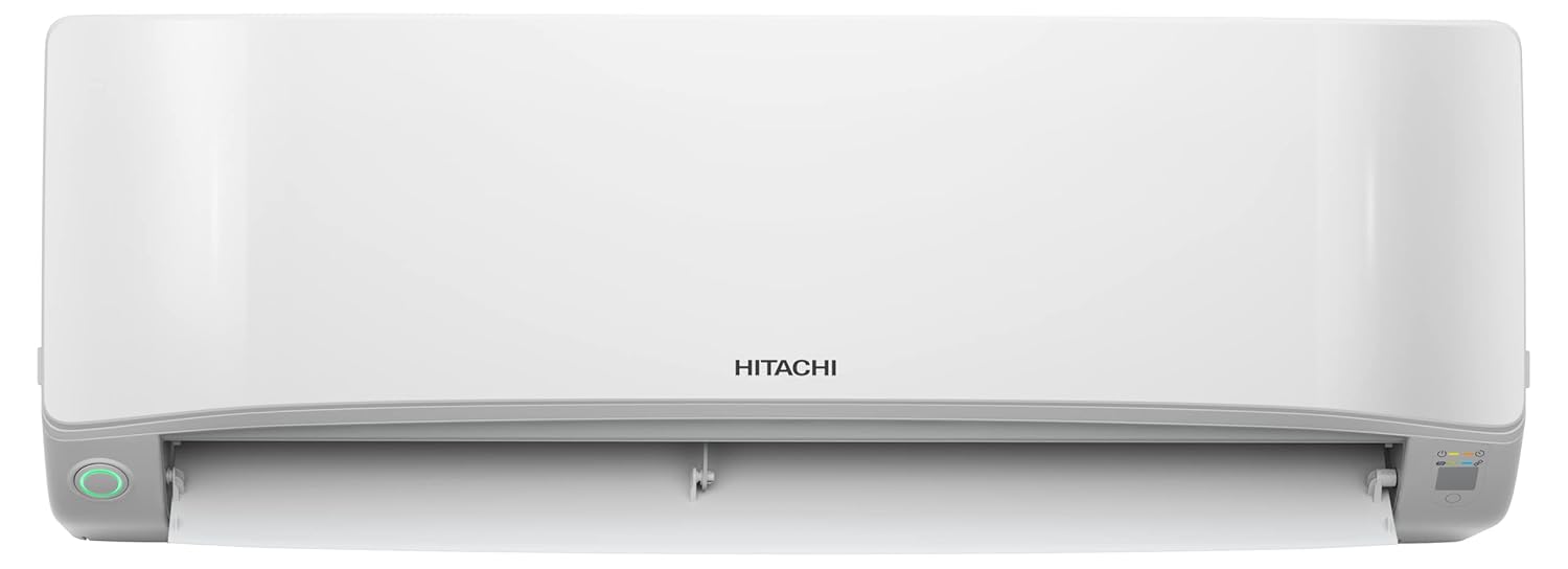 Hitachi 1 Ton 3 Star Fixed Speed Split AC (100% Copper, Dust Filter, 3200FL, R32-RAS.B312PCAIBA, White)