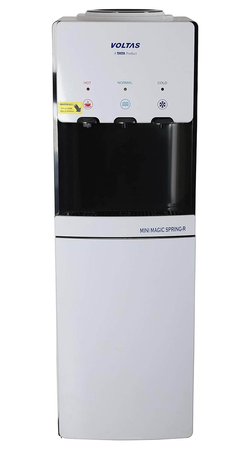 Voltas Floor Mounted Water Dispenser Minimagic Spring R V Plus White Colour, 15 Liters