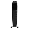 Symphony Diet 3D 55i+ Portable Tower Air Cooler For Home with 3-Side Honeycomb Pads, Magnetic Remote, i-Pure Technology and Automatic Pop-Up Touchscreen (55L, White & Black)