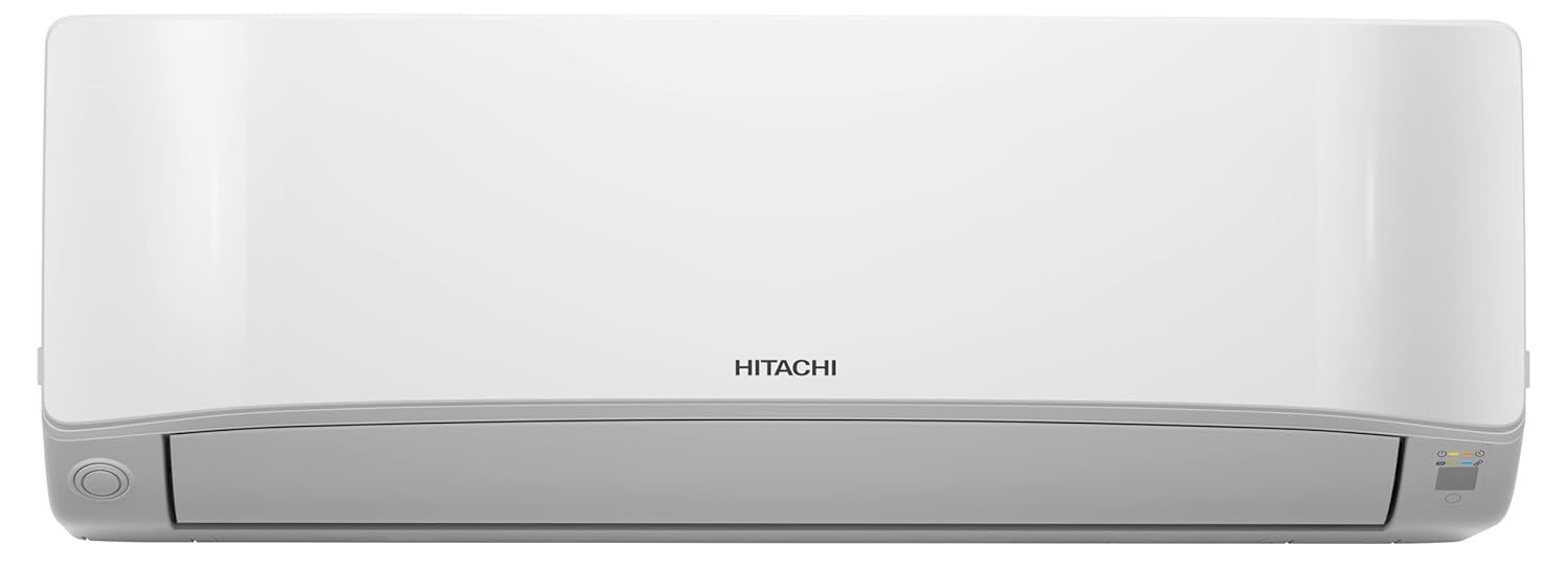 Hitachi 1.8 Ton Class 2 Star Long airthrow Fixed Speed Split AC (100% Copper, Dust Filter, Senpai 3200FL, R32-RAS.B222PCAIBA, White)