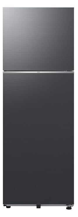 Samsung 350 L, 3 Star, Convertible 5-in-1, Digital Inverter, Frost Free Double Door, WiFi Enabled Bespoke AI Refrigerator (RT38DG5A4DB1HL, Black Matte, Black)
