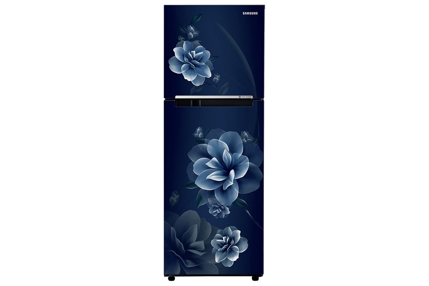 Samsung 236 L, 2 Star, Digital Inverter, Frost Free Double Door Refrigerator (RT28C3022CU/HL, Camellia Blue)
