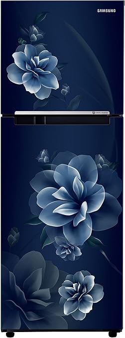 Samsung 236L 2 Star Digital Inverter Frost-Free Double Door Refrigerator Appliance (RT28C3022CU/NL,Camellia Blue