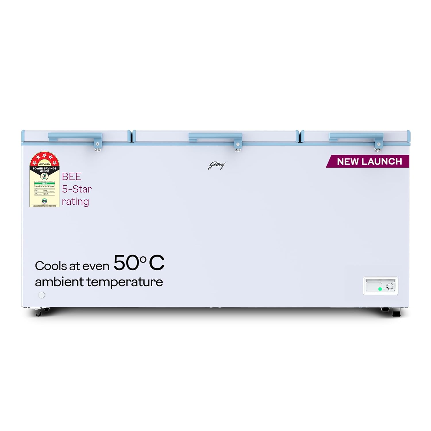 Godrej 594 L Double Door Convertible Deep Freezer (DH ESNCH 625E 3HCNP RW, White)