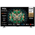 TCL 65 Inch QLED-MiniLED TV Smart Google TV, 4K Resolution, Dolby Vision Atmos, 144Hz, ONKYO 2.1 Hi-Fi System, Dolby Vision HDR, Ultra Slim Design – 65C6K (2025 Model)