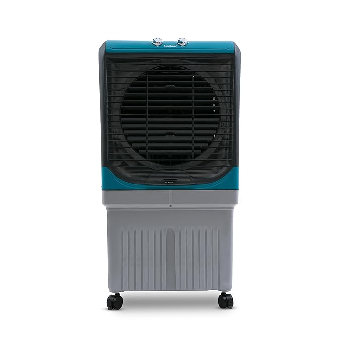 Symphony Maxwind 120EX Desert Air Cooler | Powerful Exhaust Fan | 3-Side Honeycomb Cooling Pads | CFD Technology | 230W | Energy-Efficient Cooling | Compact Design | Easy-Fill Tank
