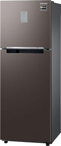 Samsung 236 L, 2 Star, Bespoke Convertible, Digital Inverter with Display, Frost Free Double Door Refrigerator (RT28CB732C2/HL, Cotta Steel Charcoal)