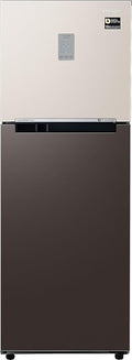 Samsung 236 L, 2 Star, Bespoke Convertible, Digital Inverter with Display, Frost Free Double Door Refrigerator (RT28CB732C7/HL, Beige & Charcoal)