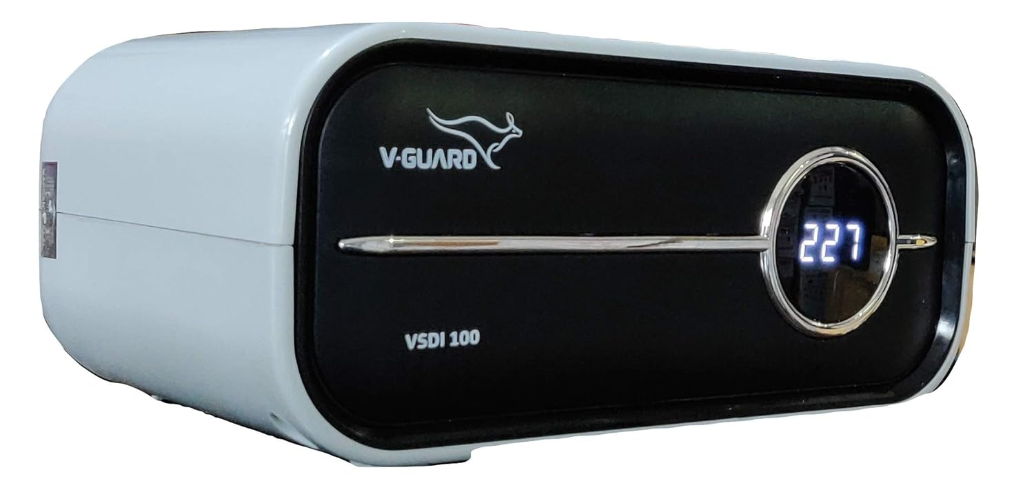 V-Guard VSDI 100 Digital for Inverter Refrigerator up to 900 L/Freezer on top up to 4 Ampere, Grey for Working Range(Input) : 120 VAC -280 VAC