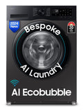 Samsung 12 kg, 5 Star, Super Speed, Wi-Fi, Hygiene Steam with Inbuilt Heater, Digital Inverter, Fully-Automatic Front Load Washing Machine (WW12DG5B24ASTL, Navy)