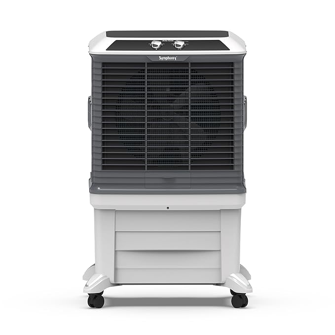 Symphony Arctic Circle 100 Desert Air Cooler | 3-Side Honeycomb Pads | i-Pure + Technology | CFD Technology | Powerful Air Throw with +Air Fan | 190W | Auto Louver Movement | 1-Year Warranty