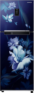 Samsung 291L 2 Star Convertible 5 In 1 Curd Maestro Digital Inverter Frost-Free Double Door Refrigerator Appliance (RT34C4622UZ/HL,Midnight Blossom Blue