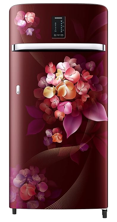 Samsung 189L 4 Star Inverter Direct-Cool Single Door Digi-Touch Refrigerator Appliance (RR21C2E24HT/HL,Hydrangea Plum)