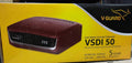 V-Guard VSDI 50 Digital Volt. Stab. for Refrigerator,Red, Cherry