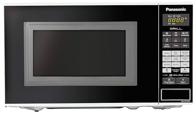 Panasonic 20 L Grill Microwave Oven (NN-GT221WFDG, White)