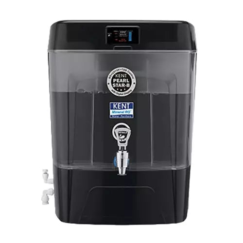 Kent Pearl Star RO+UV+UF+TDS Control 11 L Water Purifier Black with Ditachable Tank, 111118B