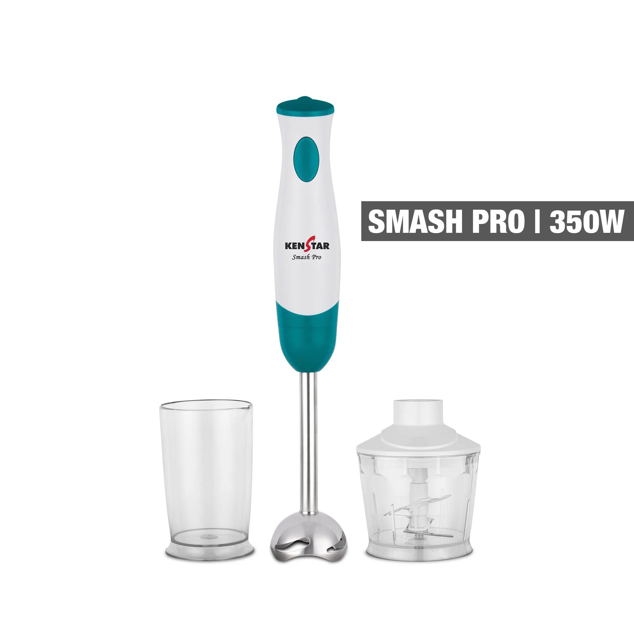 Hand Blender Smash Pro 350W Hand Blender, Beaker & Chooper Attachment