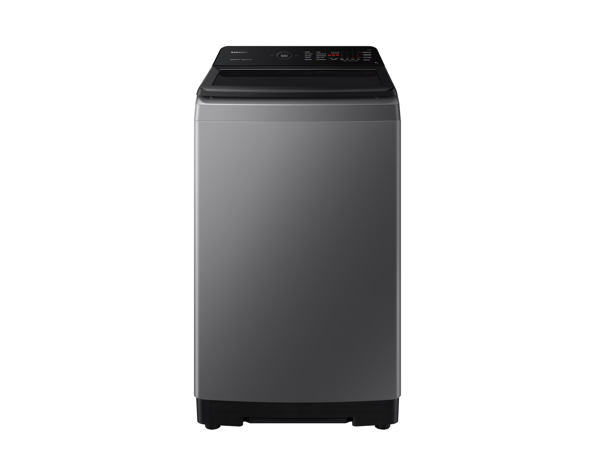 Samsung 7 Kg 5 Star Inverter Fully Automatic Top Loading Washing Machine Appliance (WA70BG4545BDTL Versailles Gray, Ecobubble)