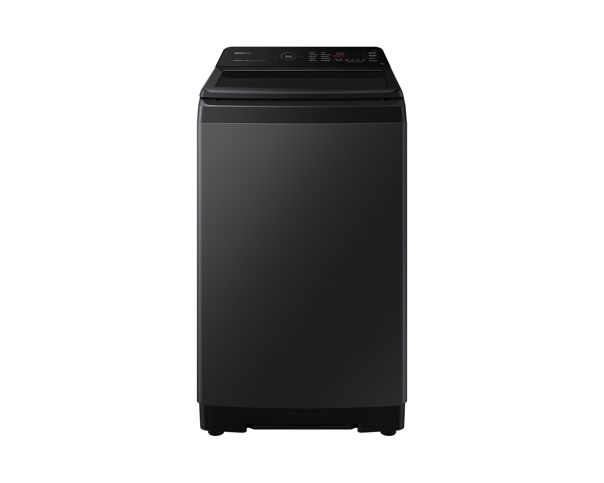 Samsung 7 Kg '5-star Ecobubble™ Wi-Fi Inverter Fully-Automatihing Machine Appliance (WA70BG4546BVTL,Black Caviar), Bubble Storm & Super Speed Technologyc Top Load Was
