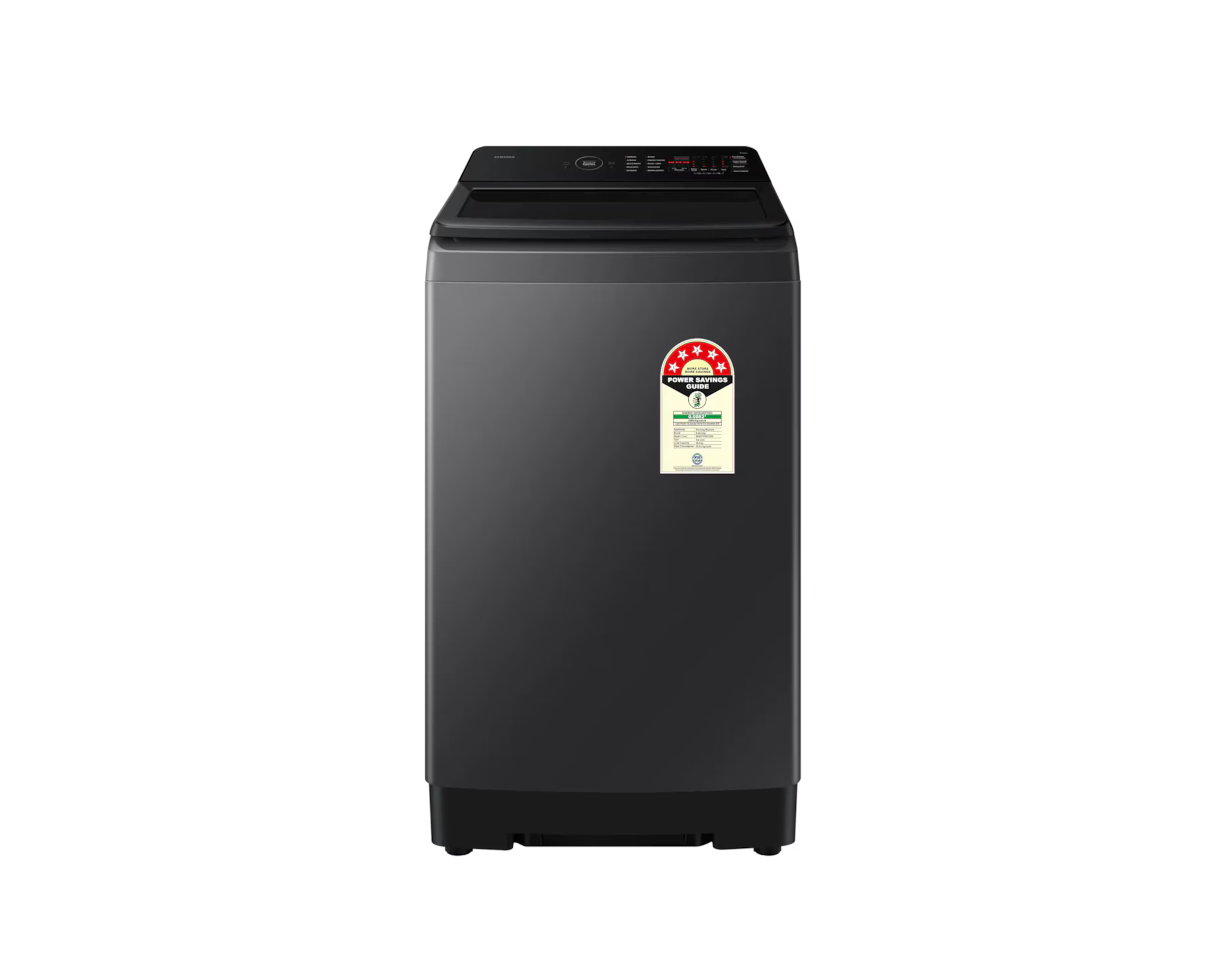 Samsung 10.0 kg 5 Star Top Load Washing Machine with AI Wash, Super Speed, Eco Bubble, Smart Control, Wi-Fi Enabled (WA80F10S2C, Deep Charcoal)