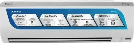 Daikin 2025 Model 1 Ton 5 Star Split Inverter AC (FTKM35UV16WA+RKM35UV16WA, White, Silver)