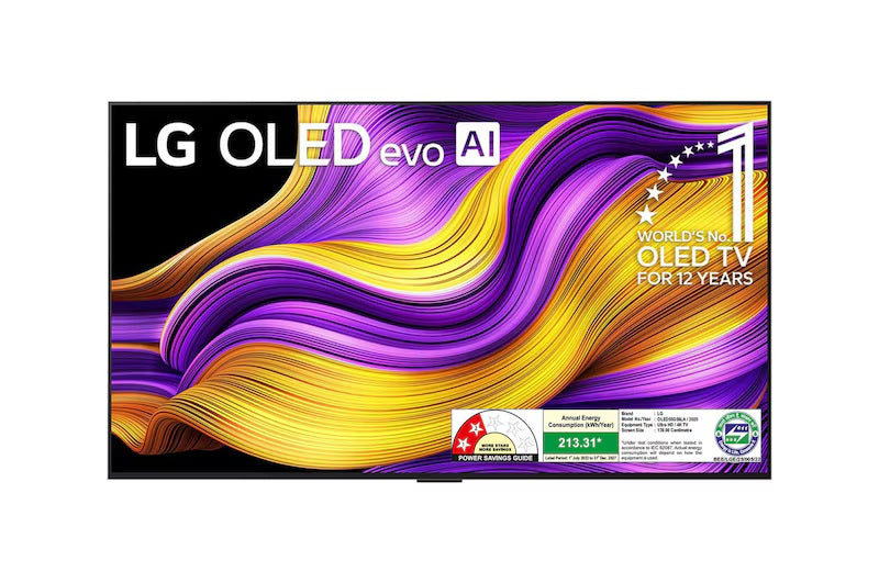 LG OLED evo AI 139cm (55) TV (G5), a11 Gen2 AI Processor 4K, VRR 165Hz