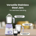 Kenstar MAXXO PRO 5Y Mixer Grinder 750 W Mixer Grinder (KMMXP77B3SR1-DAR | 3 Jars | Light Blue & White)