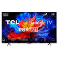 TCL 190.5 cm (75 inch) QLED Google TV, 75P8K, Black