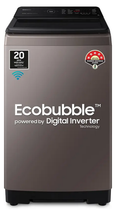 Samsung 8 Kg '5-star Ecobubble™ Wi-Fi Inverter Fully-Automatic Top Load Washing Machine Appliance (WA80BG4546BRTL, Rose Brown), Bubble Storm & Super Speed Technology